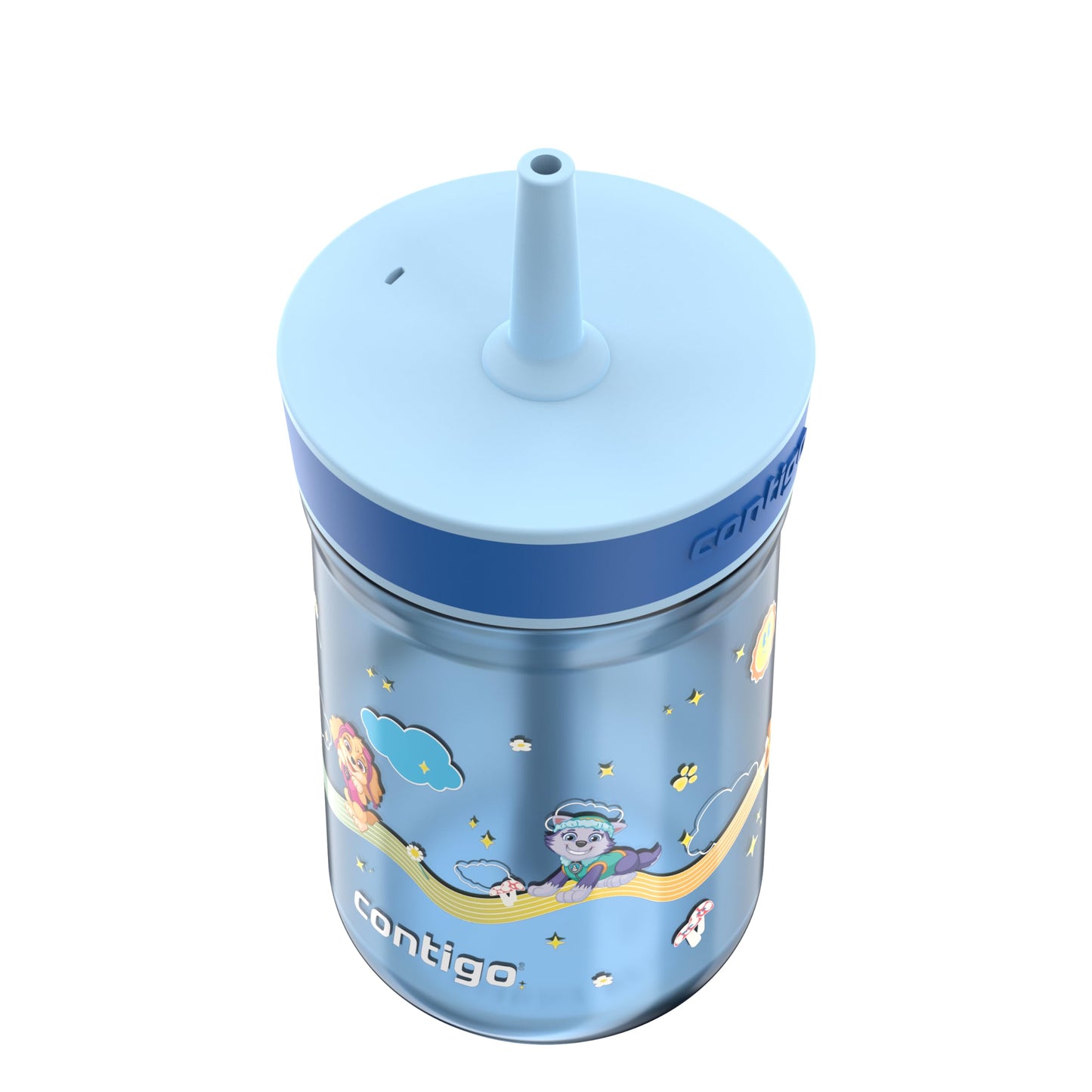 Contigo Leighton Tumbler with Straw, 14 oz, Cool Lime PAW Patrol (Color changing straw); Glacier PAW Patrol (Color changing body)