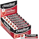ChapStick Classic Strawberry Lip Balm Tubes, Lip Care and Lip Moisturizer - 0.15 Oz (Pack of 12)
