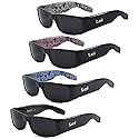Locs 4 Pack 06 1 Black & 3 Bandana Print NB