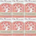 Dr. Woods Skin Exfoliating English Rose Bar Soap with Organic Shea Butter, 5.25 Ounce (Pack of 6)