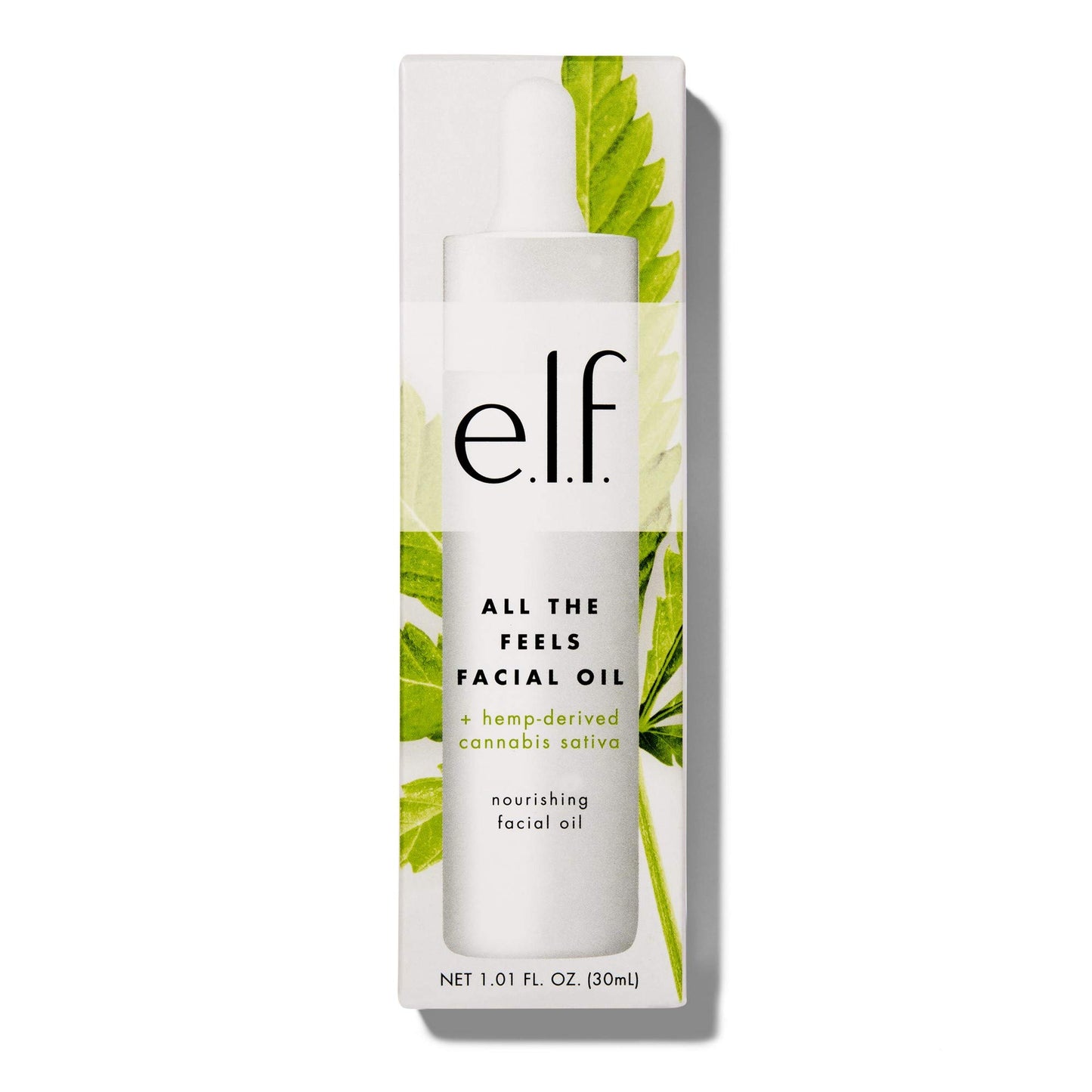e.l.f. SKIN All the Feels Facial Oil, Infused with Hemp Seed Oil, Ultra-Hydrating Formula, Lightweight & Non-Greasy