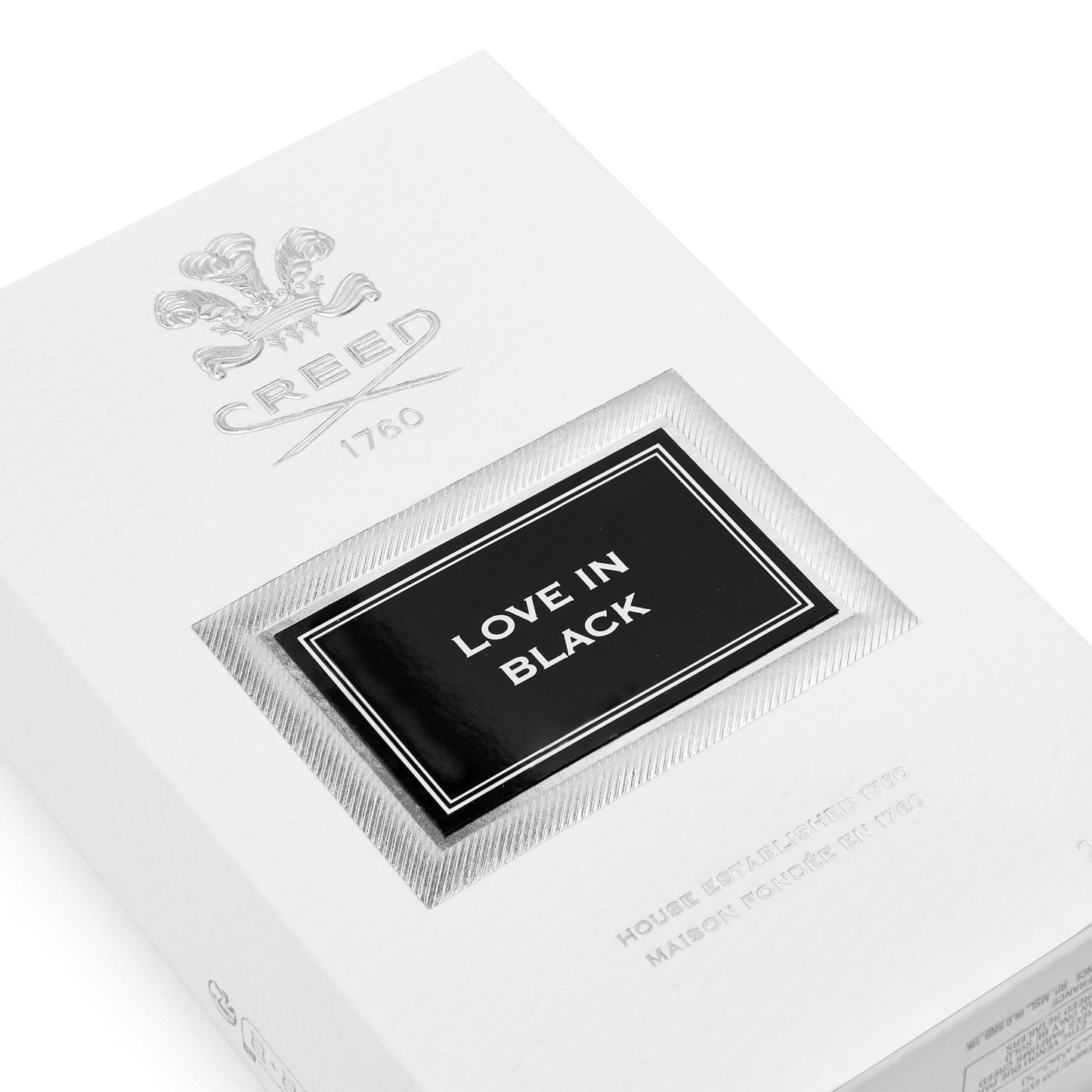 Creed Love In Black, Women's Luxury Perfume, Floral Amber, Crisp, Gourmand Fragrance, 75ML