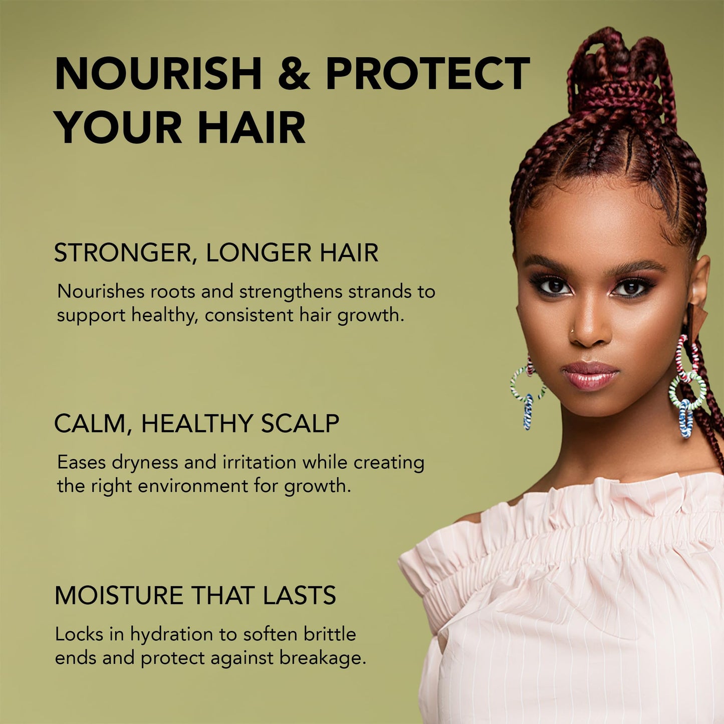 Dr. Miracle's Daily Moisturizing Gro Oil, Blended with Vitamins A, D, E, Avocado & Aloe Vera For Healthy Hair Growth, 4 Ounce