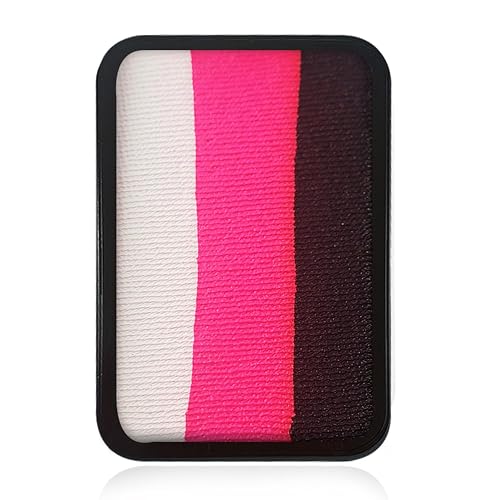 Kraze FX Face Paint Palette Refill - Deep Love (10 gm), Professional 1-Stroke Split Cake, Hypoallergenic, Non-Toxic, Water Activated Halloween Face