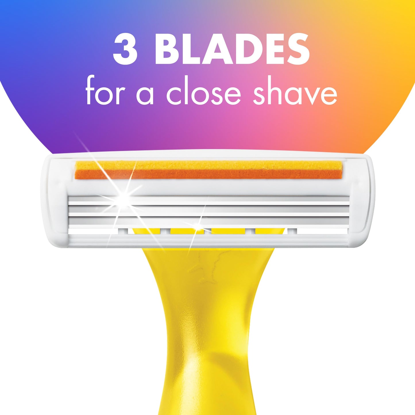 BIC Soleil 3 Colors Women's Disposable with 3 Blade Razors, Aloe Vera and Vitamin E Lubricating Strip for Enhanced Glide, 14-Pack, Stocking Stuffers