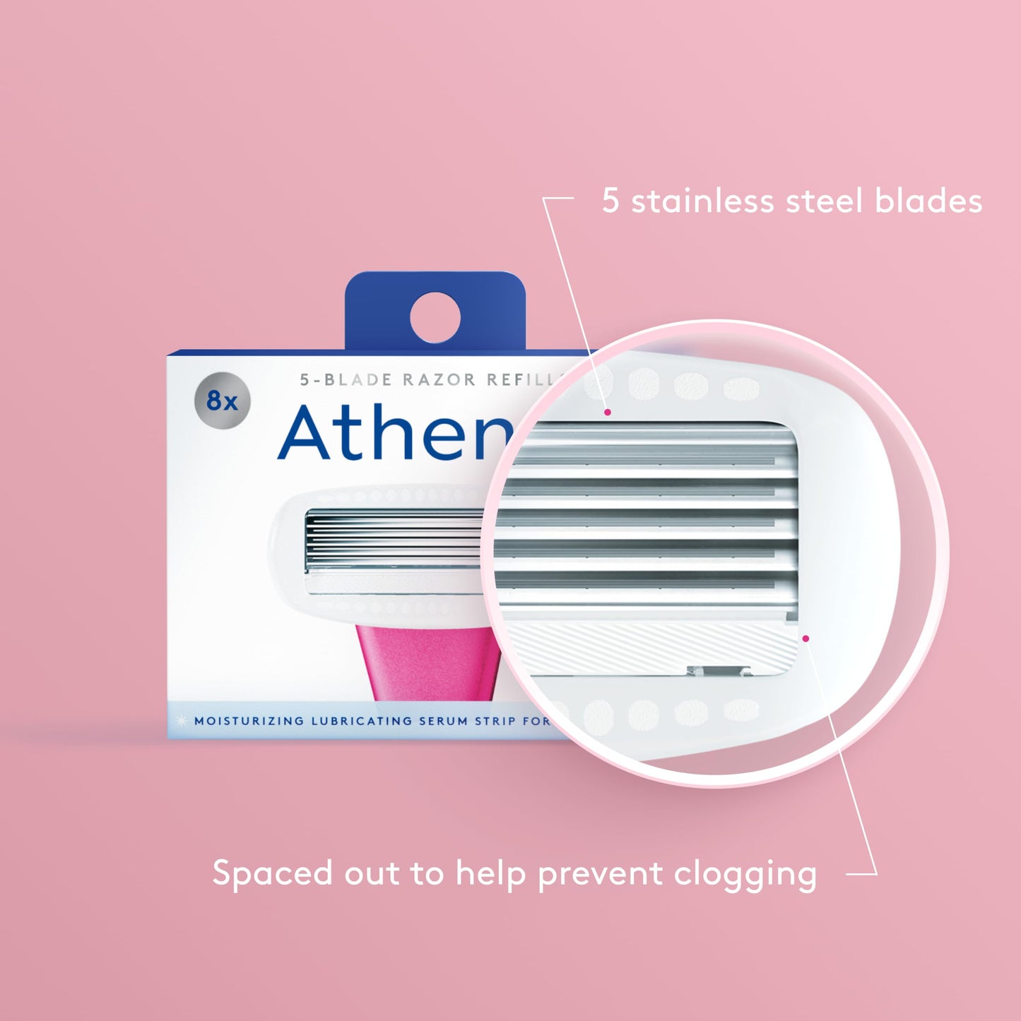 Athena Club Women's Razor Blade Refills - 8 Count Beauty and Personal Care Athena Club