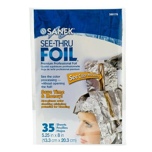 Graham Sanek See Thru Foil Hair Color Processing 35 Styling Highlighting Sheets