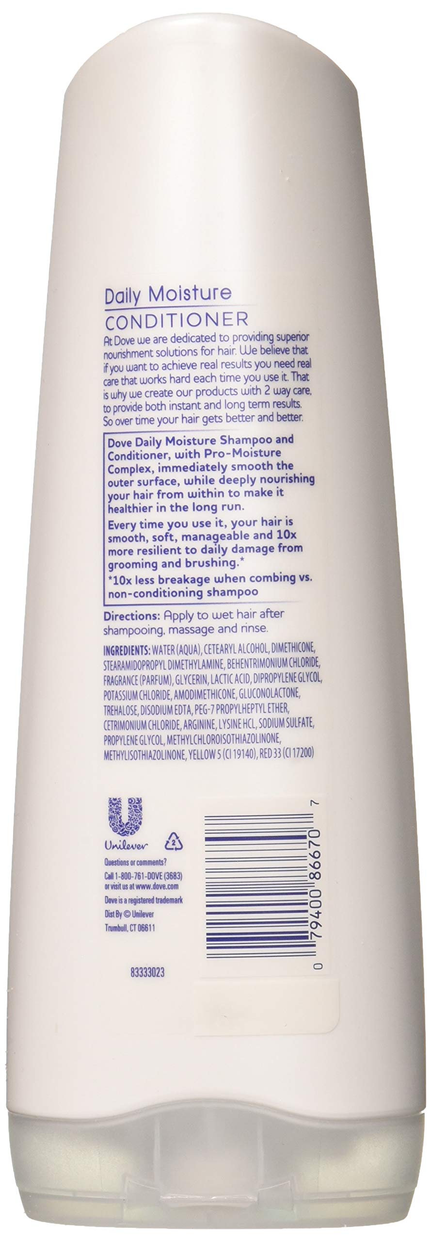 Dove Nutritive Solutions Daily Moisture Conditioner, 12 Fl Oz