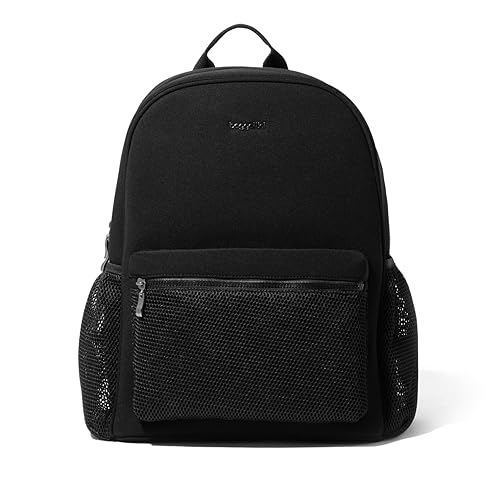Baggallini On The Go Laptop Backpack Black Neoprene One Size