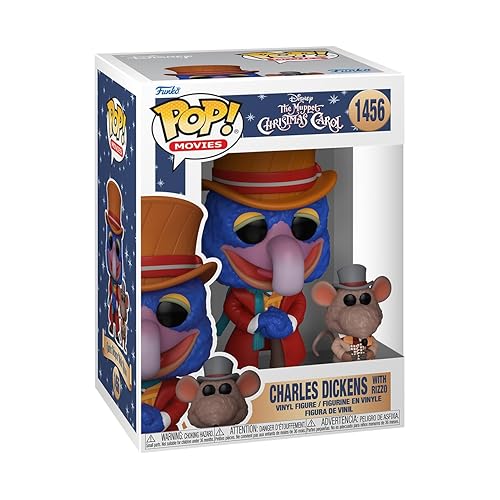 Funko POP! and Buddy: The Muppet Christmas Carol - Gonzo as Charles Dickens with Rizzo - The Muppets - Collectable Vinyl Figure - Gift Idea…