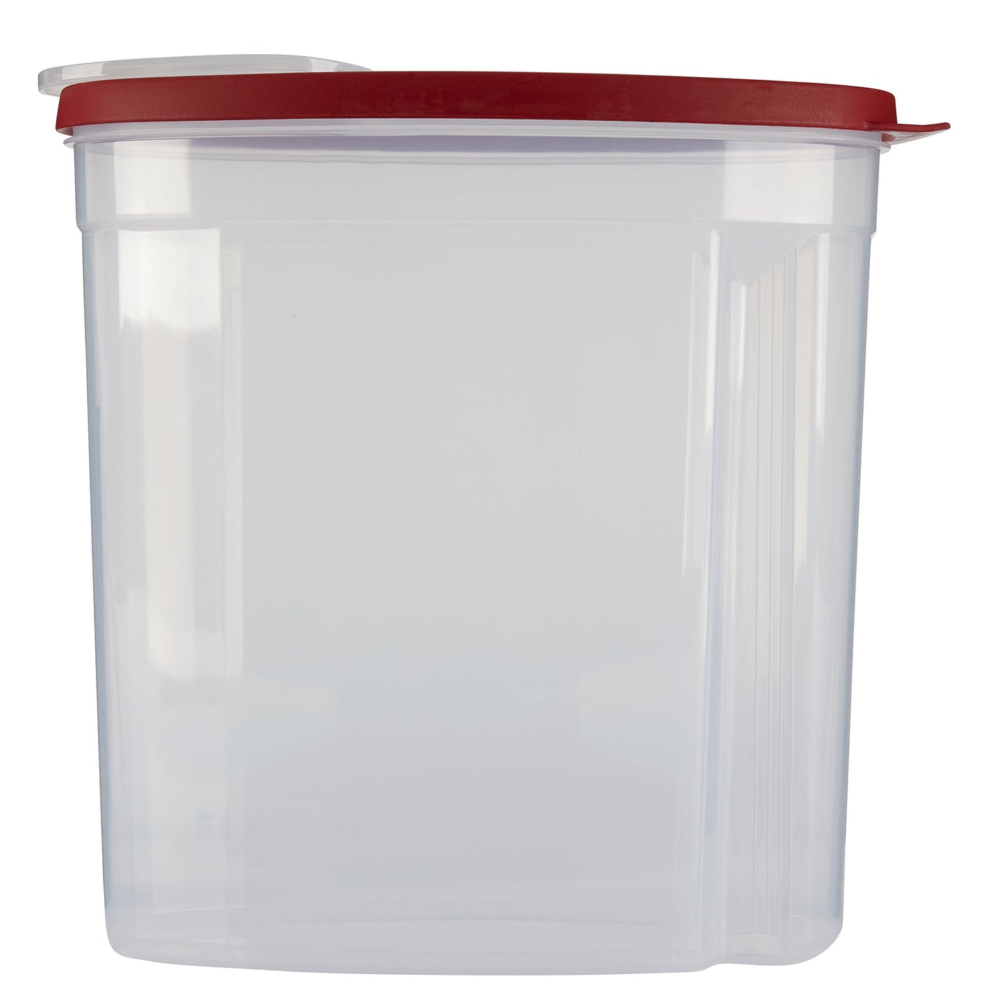 Rubbermaid Flex and Seal Cereal Keeper, 1.5 Gallon, BPA-Free, Clear with Red Lid, Airtight