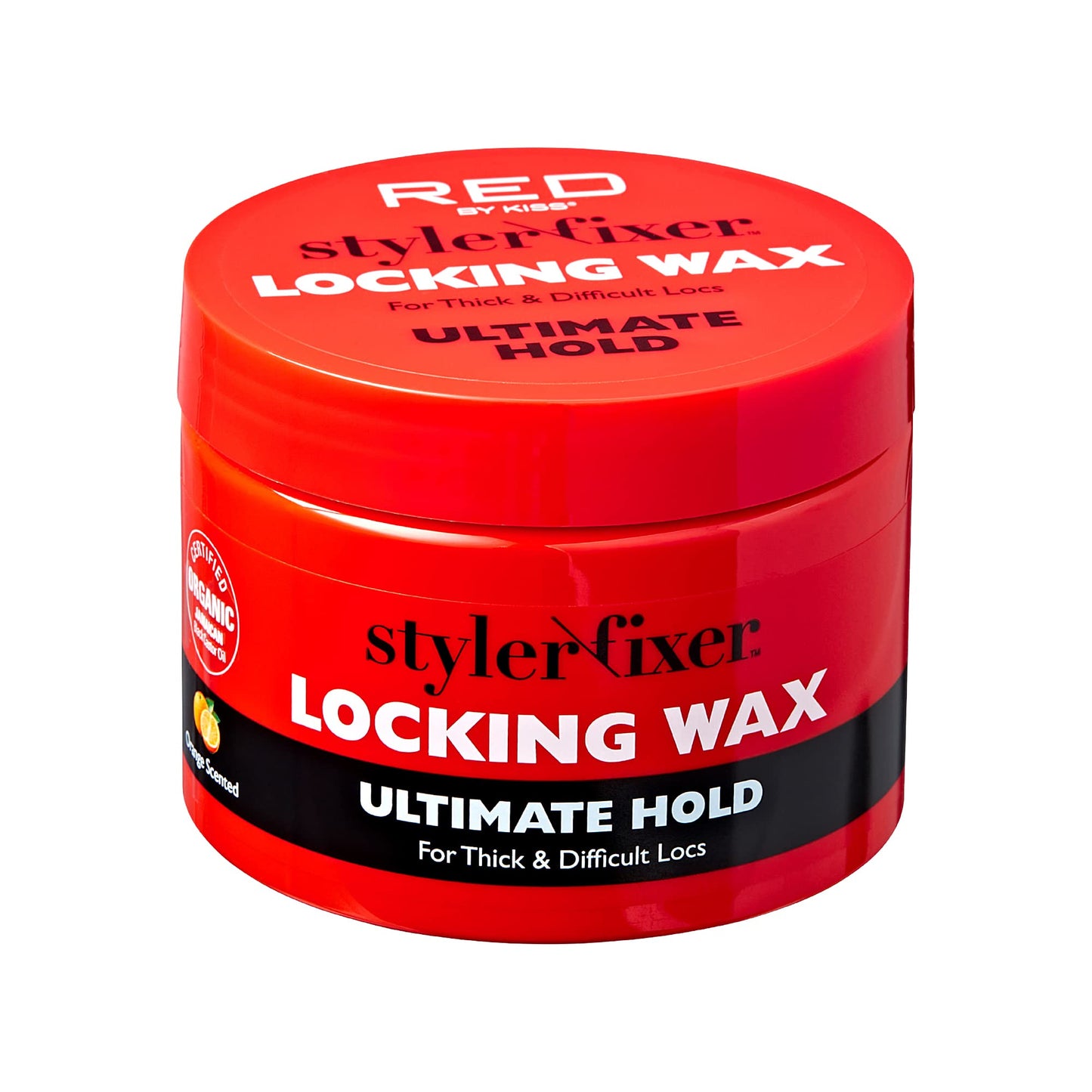Red by Kiss Hold Locking Gel Ultimate Hold for Thin Locs & Twists, Hydrating, Conditioning, Non-Frizz, Non-Flaking, No Build-Up, Enriched