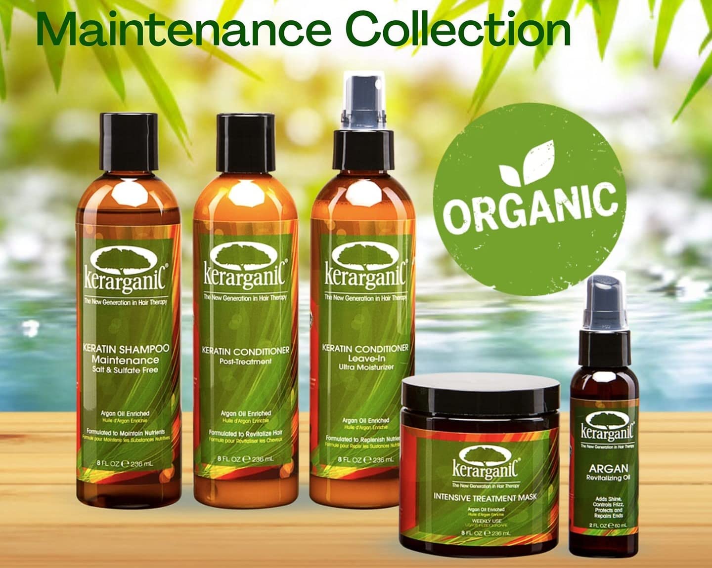Kerarganic - Keratin Maintenance Set 8oz