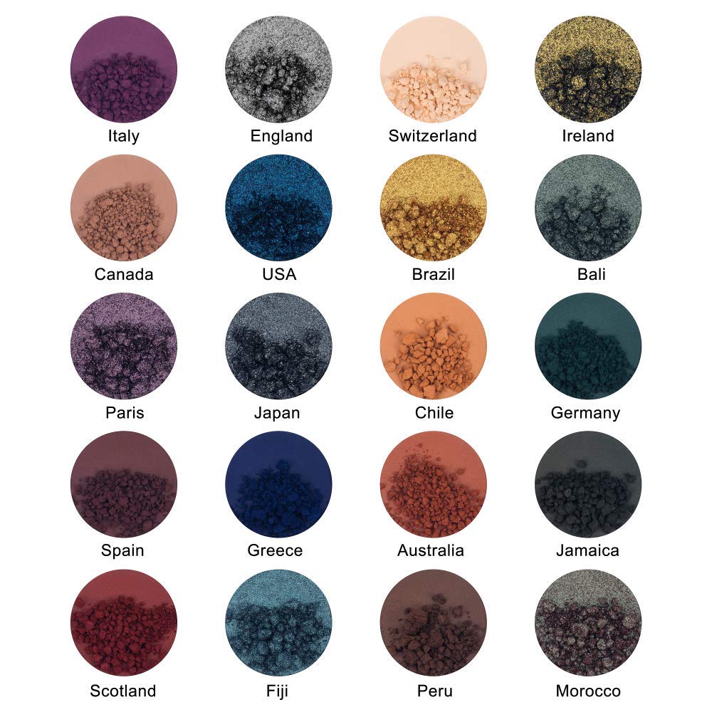 Lurella Cosmetics Adventurous 20 Color Eyeshadow Palette