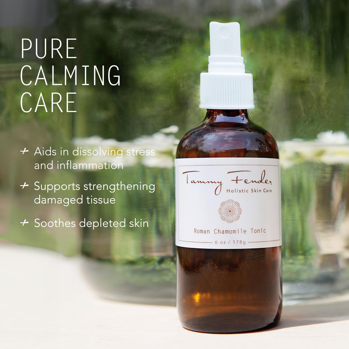 Tammy Fender - Roman Chamomile Tonic Face Toner | Natural, Organic, Cruelty Free, Non-Toxic Skincare | Hydrate, Restore, Calm | Sensitive Skin Safe (6