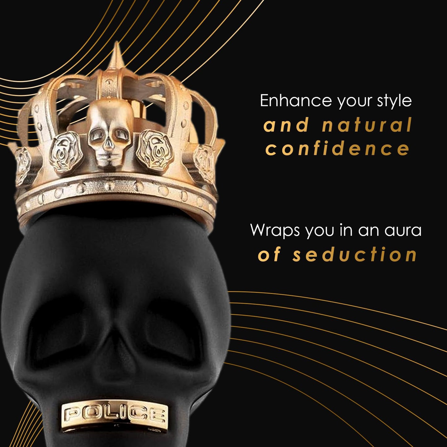 To Be The King By Police For Men - Light Long Lasting Top Men's Cologne Spray Elixir Bottle - A Royal And Ultra-Fresh Male Fragrance Eau De Toilette