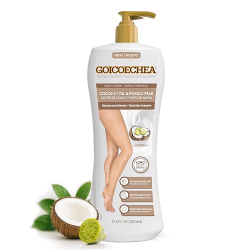 Goicoechea Intense Nourishment Body Lotion with Coconut Oil & Prickly Pear | Womens Lotion for Dry Skin, Body Cream and Moisturizer for Dry Skin
