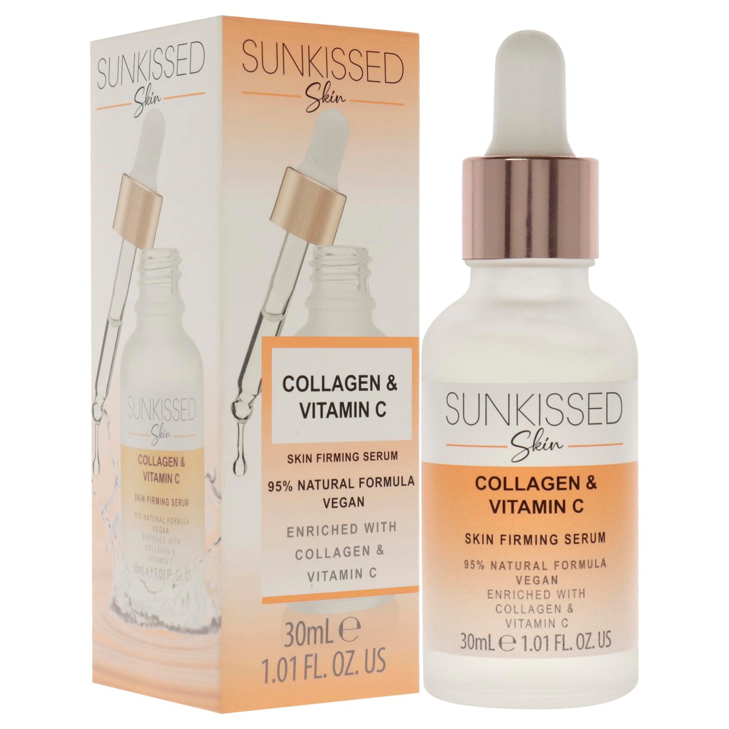 Sunkissed Collagen and Vitamin C Serum by Sunkissed for Unisex - 1.01 oz Serum