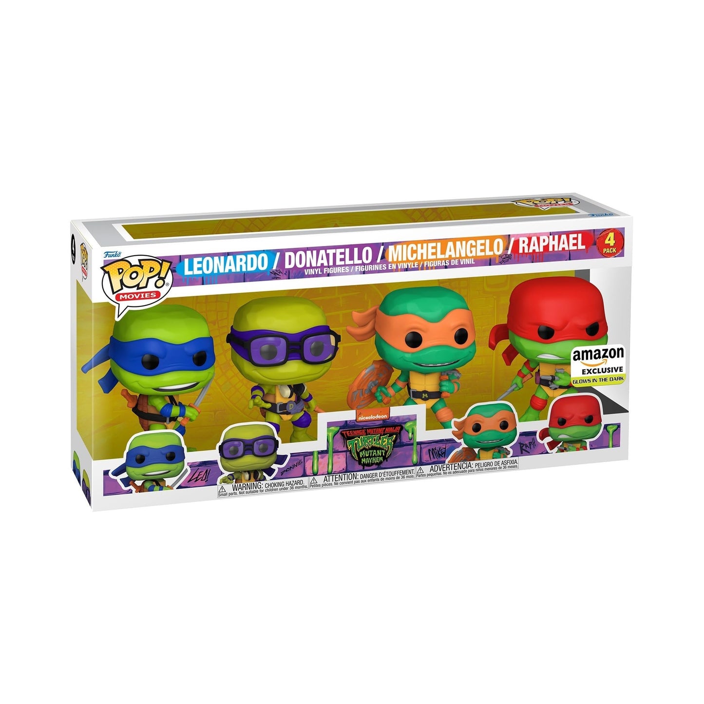 Funko POP! Movies: Teenage Mutant Ninja Turtles (TMNT) POP! - Amazon Exclusive - Collectable Vinyl Figure - Gift Idea - Official Merchandise…