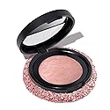 LAURA GELLER NEW YORK Baked Blush-n-Brighten Marbleized Blush for Cheeks - Ethereal Rose - Natural Finish - Buildable Color