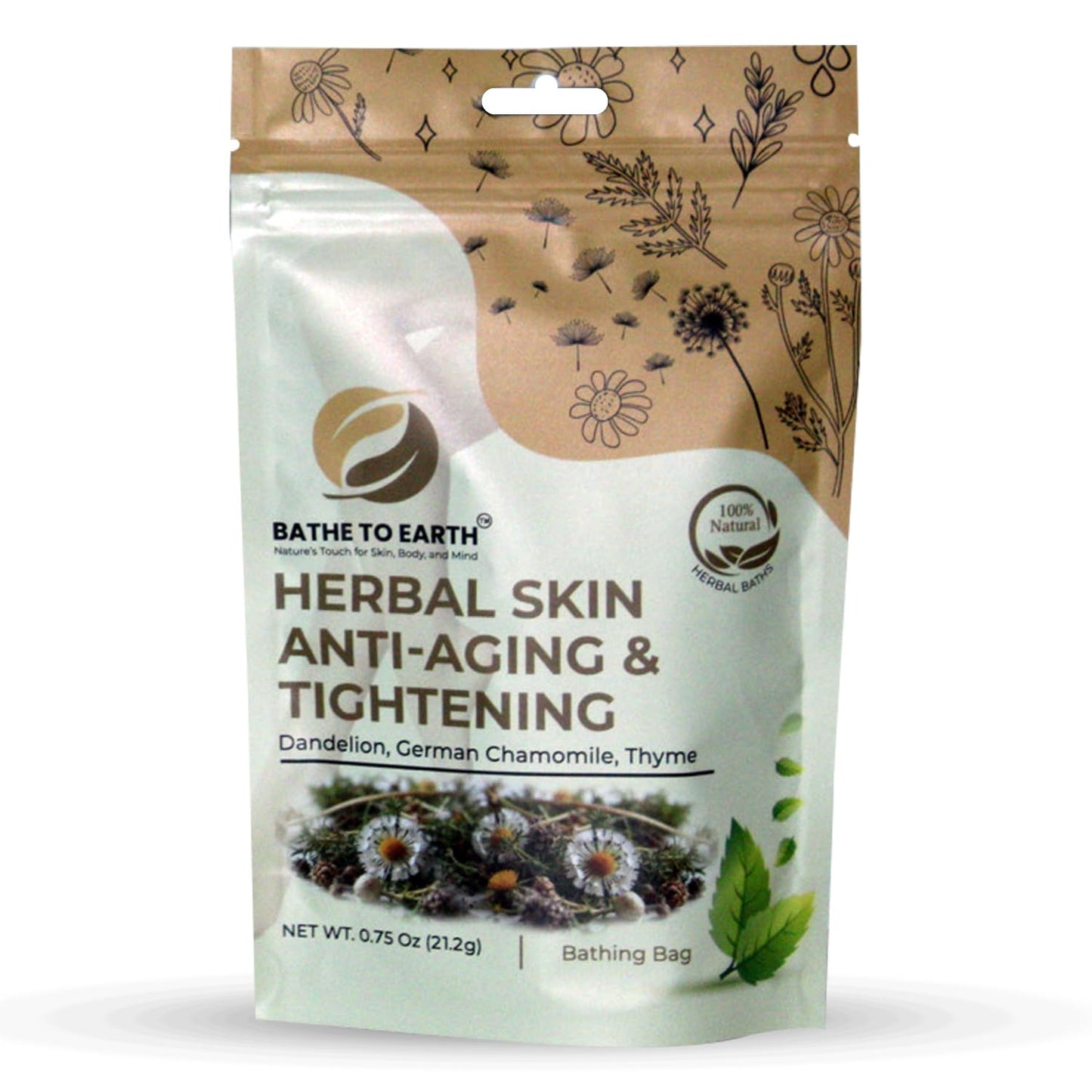 BATHE TO EARTH Herbal Bath Sets (Herbal Skin Anti-Aging & Tightening)