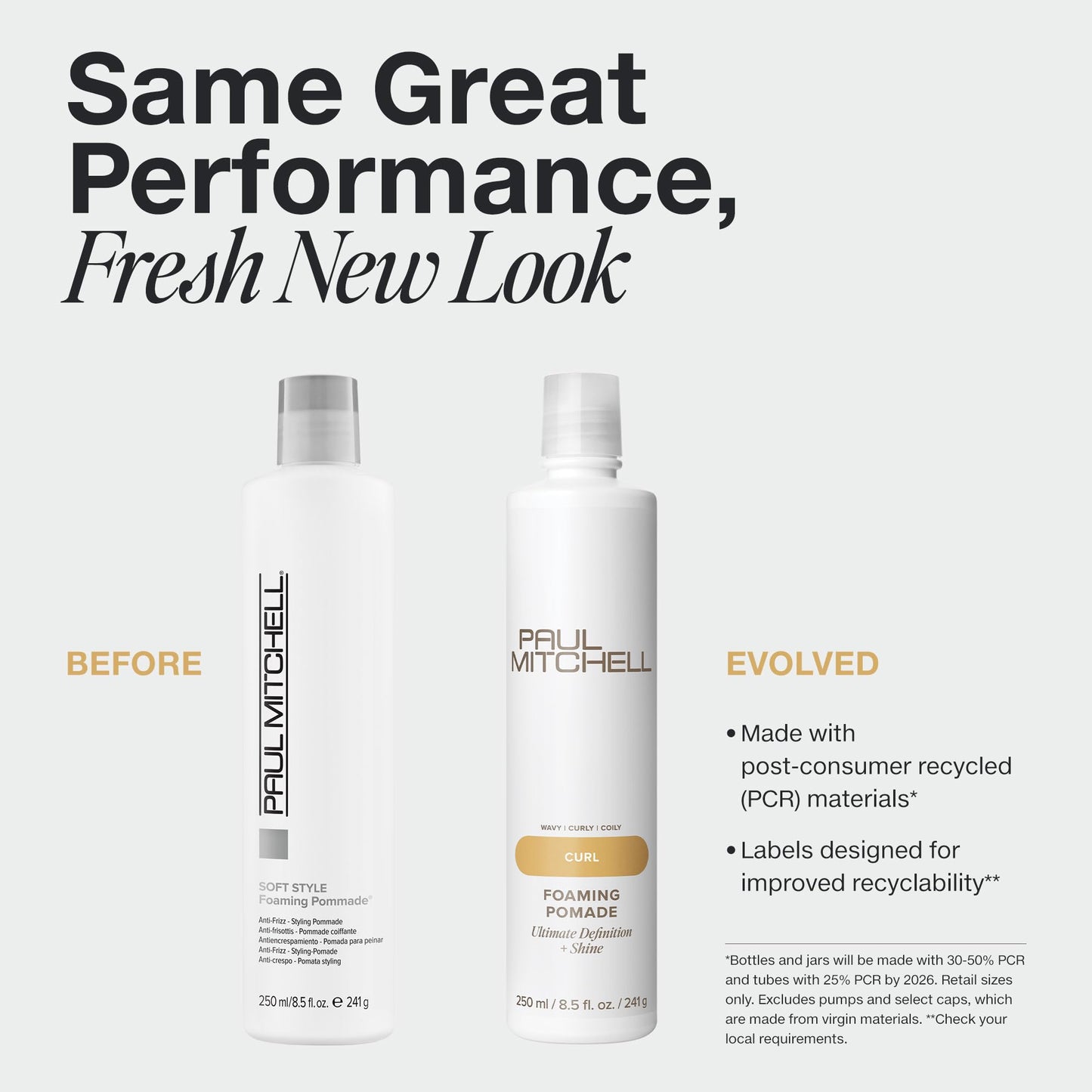 Paul Mitchell Foaming Pomade, Defines Texture + Boosts Shine, For Curly Hair, Wavy + Coily Hair, 8.5 fl oz