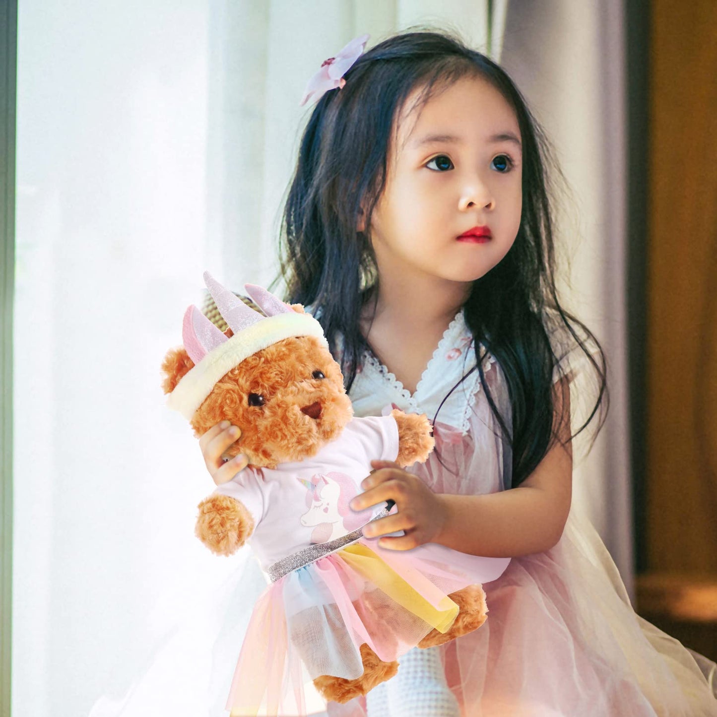 Set of 2 Summer Teddy Bear Clothes Cap & Gow Outfit Fits Make Your Own Most 14" - 18" Bear Plush Stuffed Animal Outfit Pet Dog Doll Cap and Gown…