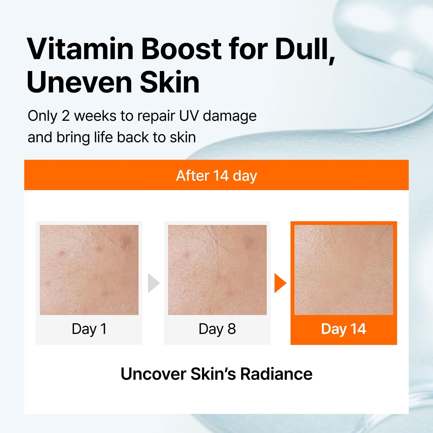 DearKlairs Vitamin C Serum - Korean Brightening Daily Serum with 5% Pure Vitamin C, EGF Peptides & Niacinamide, for Even Skin Tone, Dark Spot Care