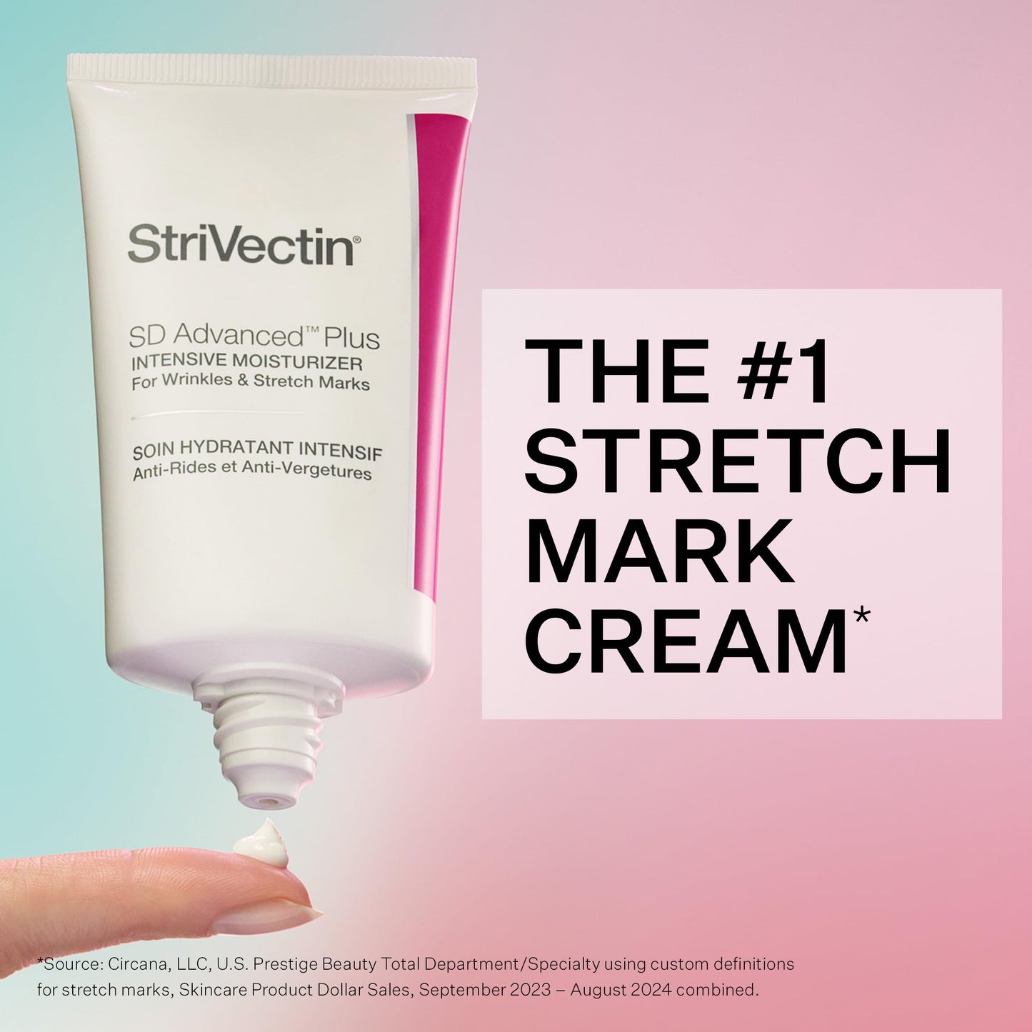 StriVectin SD Advanced™ Plus Intensive Moisturizer for Wrinkles and Stretchmarks, for Face and Body, Collagen Boosting with Peptides and Hyaluronic