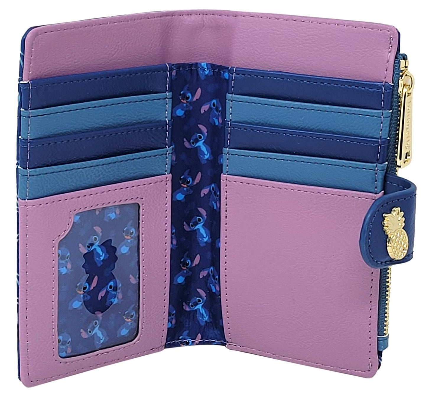 Loungefly Disney Stitch Wallet Snap Flap Clutch