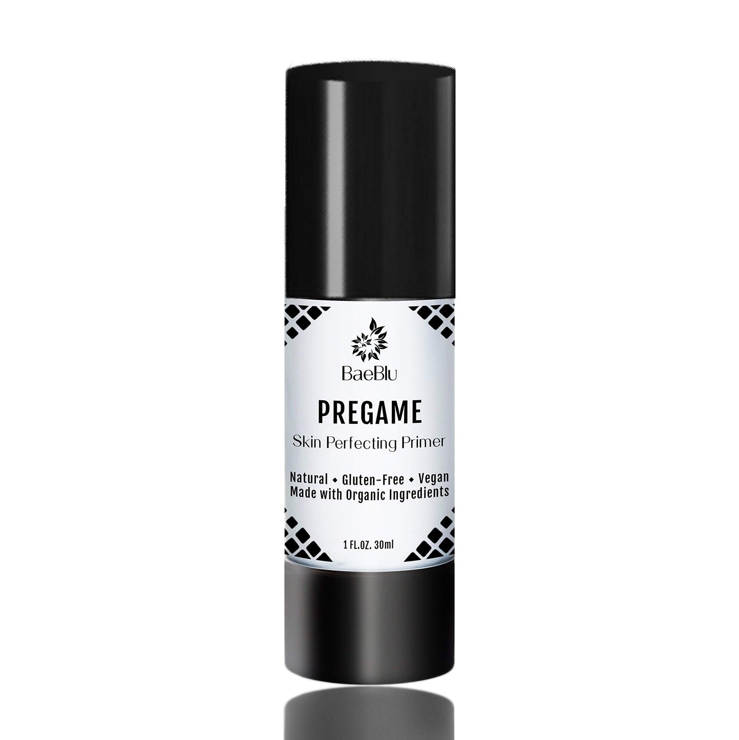 BaeBlu Organic Face Primer, Perfects Skin, Extends Makeup Wear Time, Silicone-Free, Gluten-Free