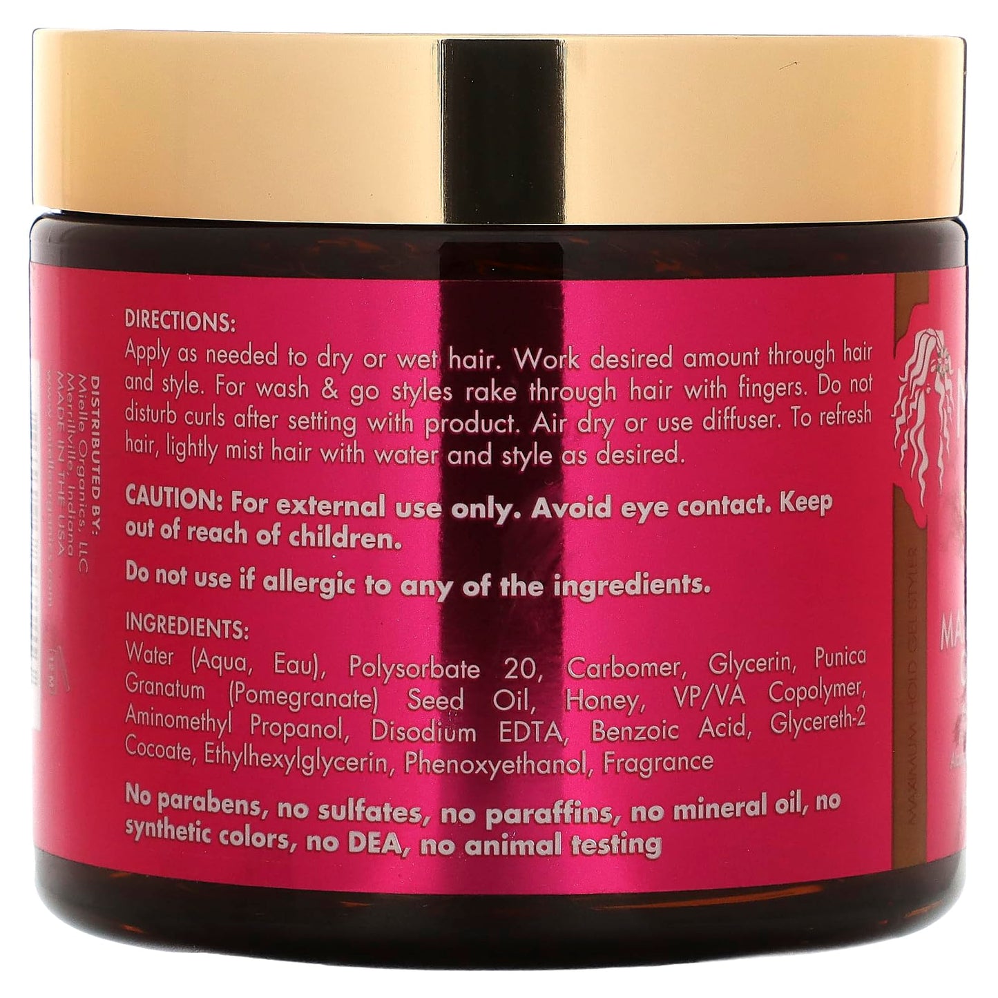 Mielle Pomegranate & Honey Blend MAXIMUM HOLD GEL STYLER