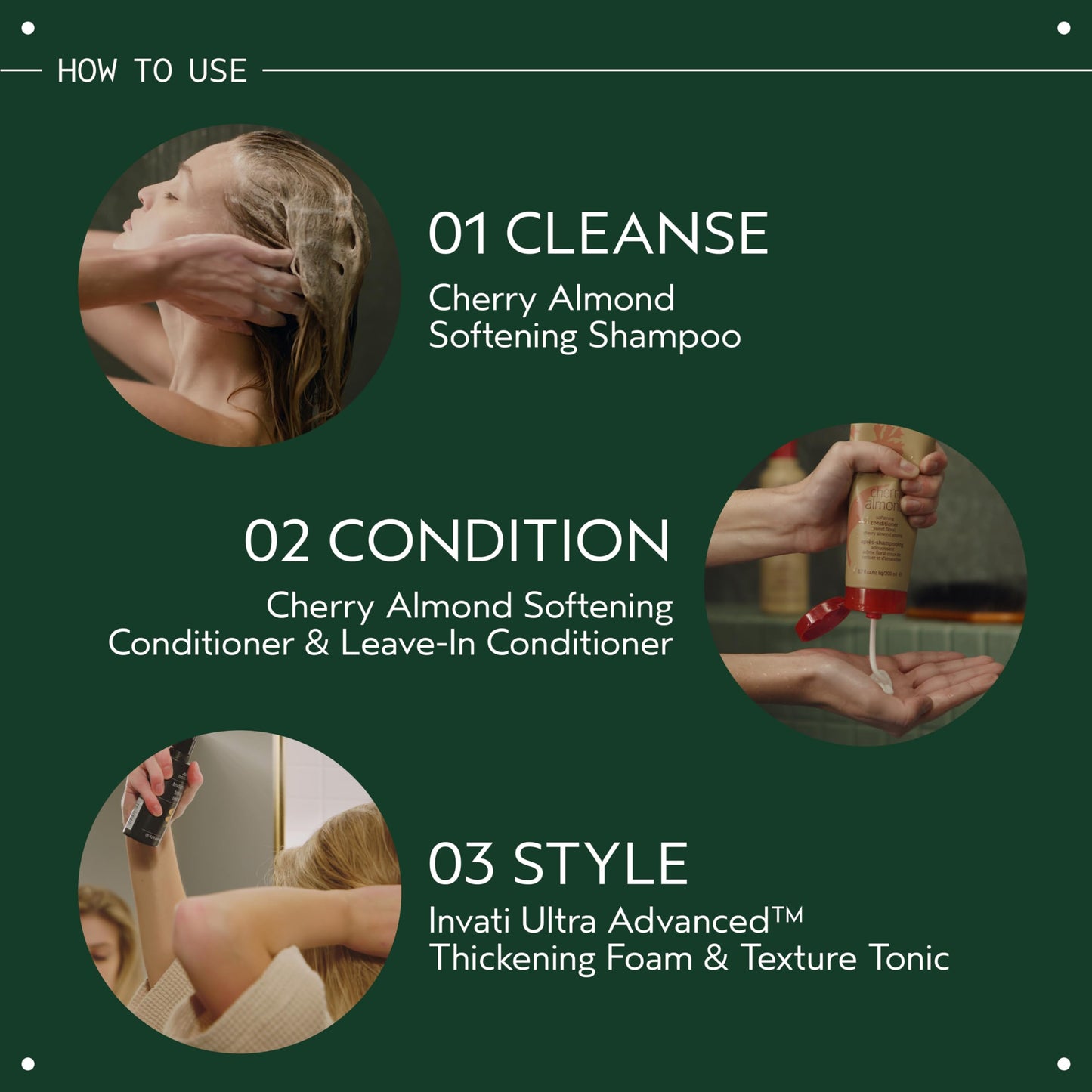 Aveda Cherry Almond Softening Conditioner | for Normal to Dry Hair | 98% Naturally Derived* | with Coconut Oil & Shea Butter | Silicone Free | Iconic