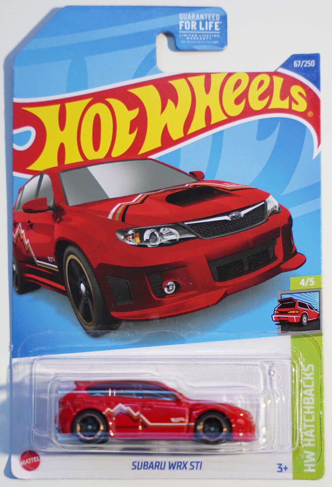 Hot Wheels 2016 HW Digital Circuit Subaru WRX STI 30/250, Red