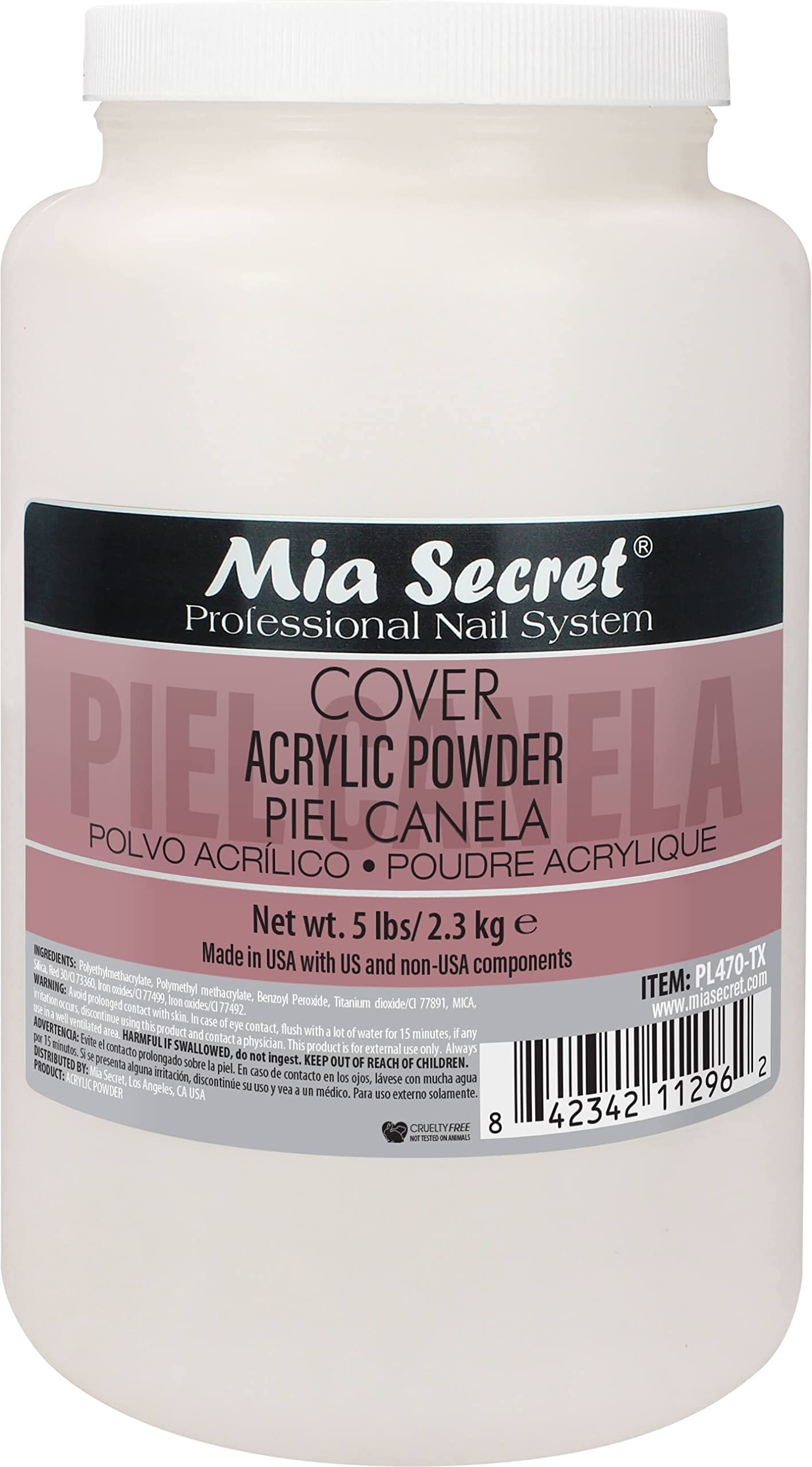 Cover Piel Canela Mia Secret Acrylic Powder (5 lbs) Beauty & Personal Care Mia Secret