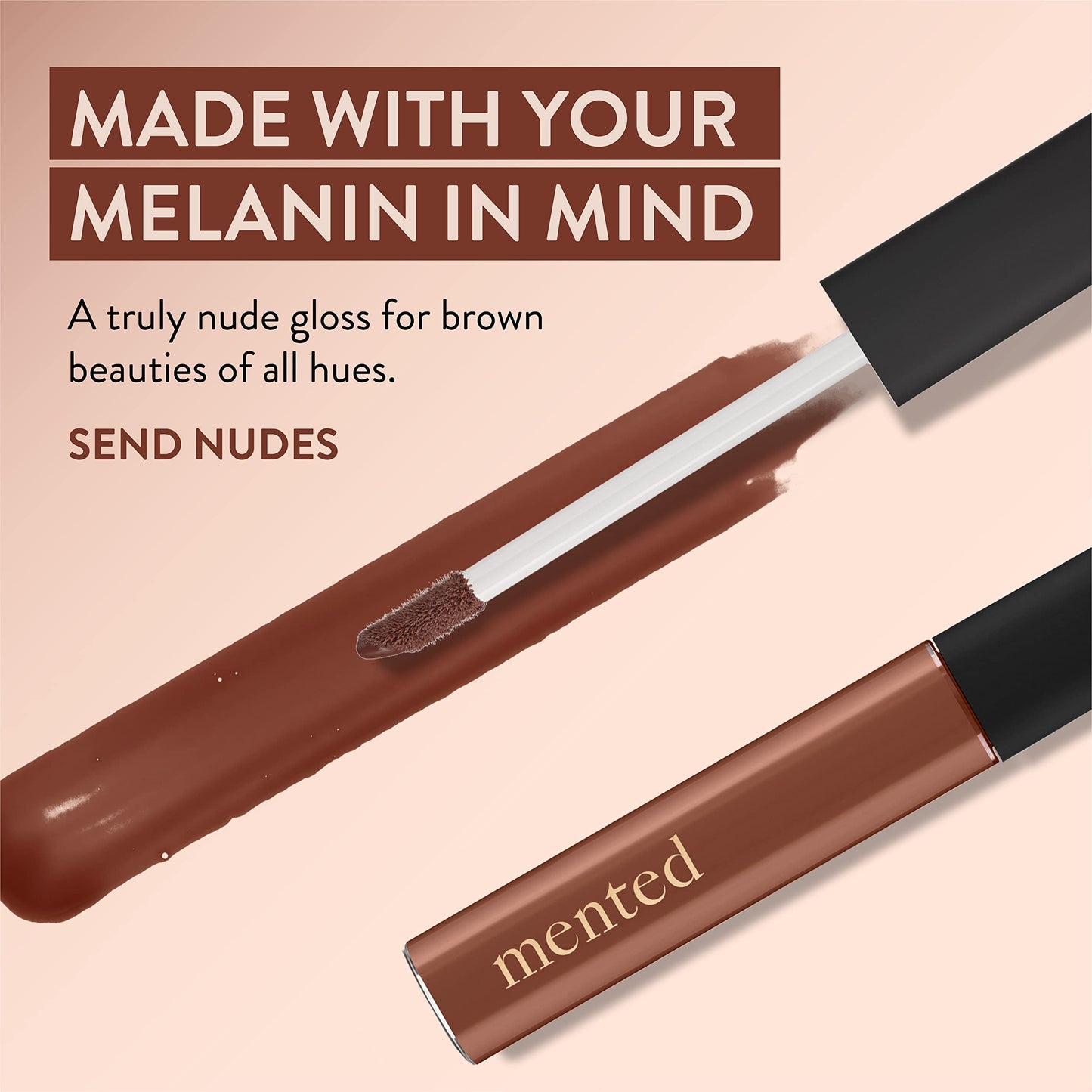 Mented Cosmetics Lip Gloss for Women Tinted Lip Balm Stain, Long Lasting Buildable Moisturizing Lipgloss Lipstick Topper, Made in USA, Cruelty Free