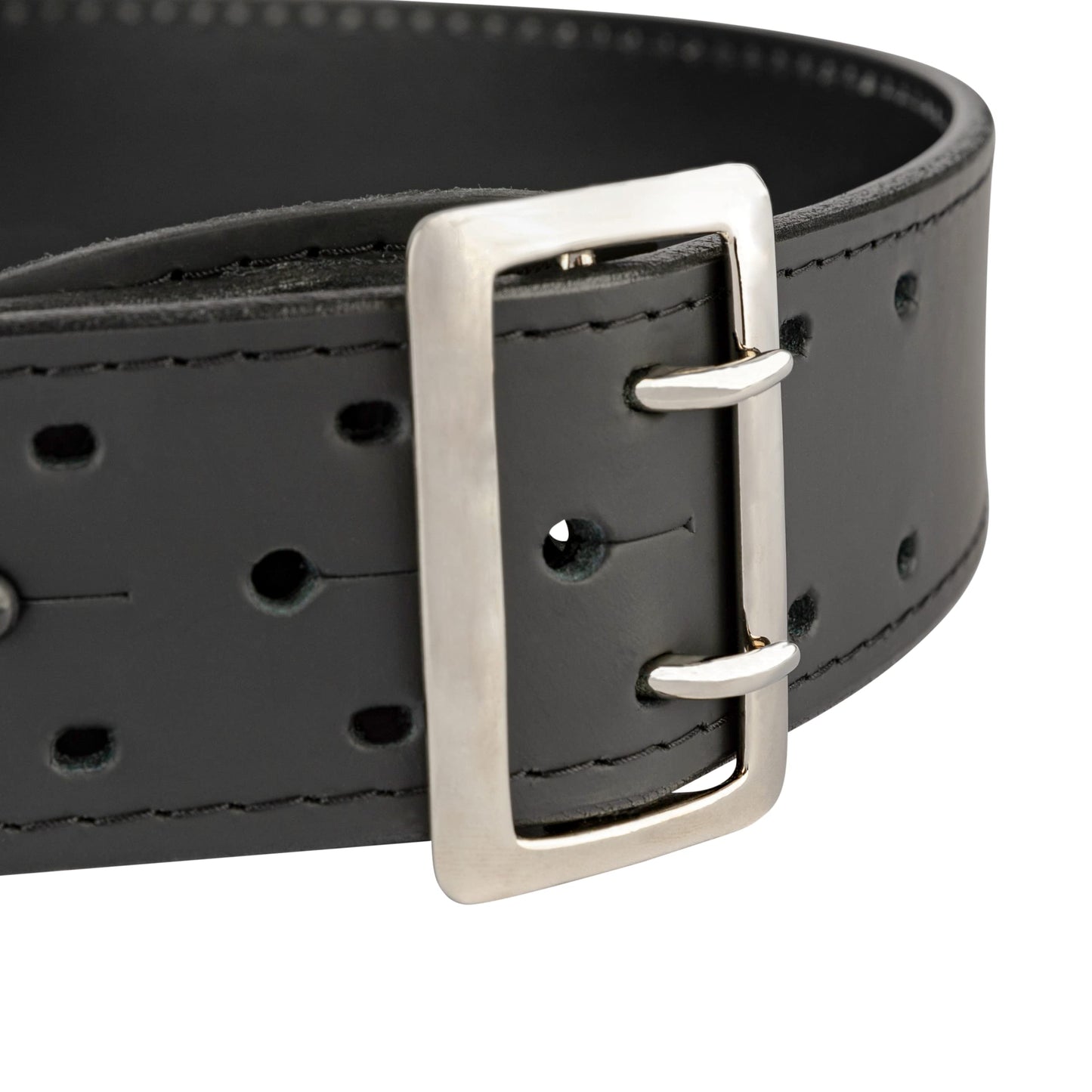 Perfect Fit Shield Wallets 2.25" Fully Lined Sam Browne Leather Belt with Chrome Buckle ORDER TWO SIZES LARGER THAN PANT SIZE