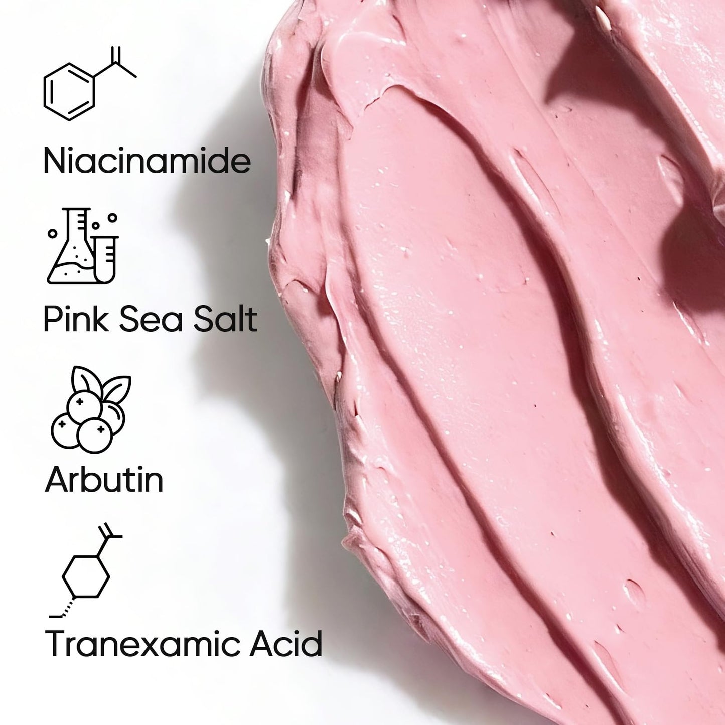 SKINTIFIC Niacinamide Bright Boost Face Mask Stick, Brightening & Pore-Blurring Mask Stick with Pink Sea Salt, Arbutin & Tranexamic Acid, Gentle Beauty and Personal Care SKINTIFIC