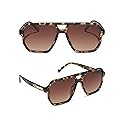 DIFF Cameron Oversized Navigator Sunglasses for Women | 100% UV Polarized Protection