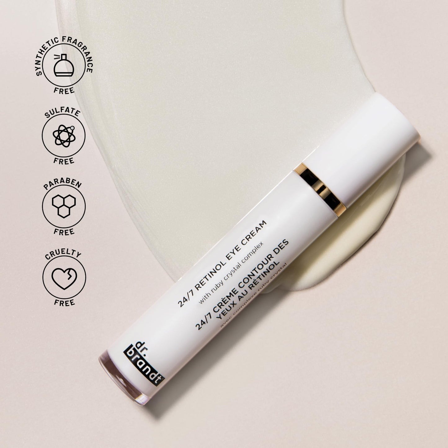 Dr. Brandt Skincare 24/7 Retinol Eye Cream, 0.5 oz.