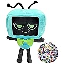 Lemoneon Dandy's World Plush 11" Vee Plush Stuffed Figure Pillow for Video Game Fans Room Decor with a Sticker Set