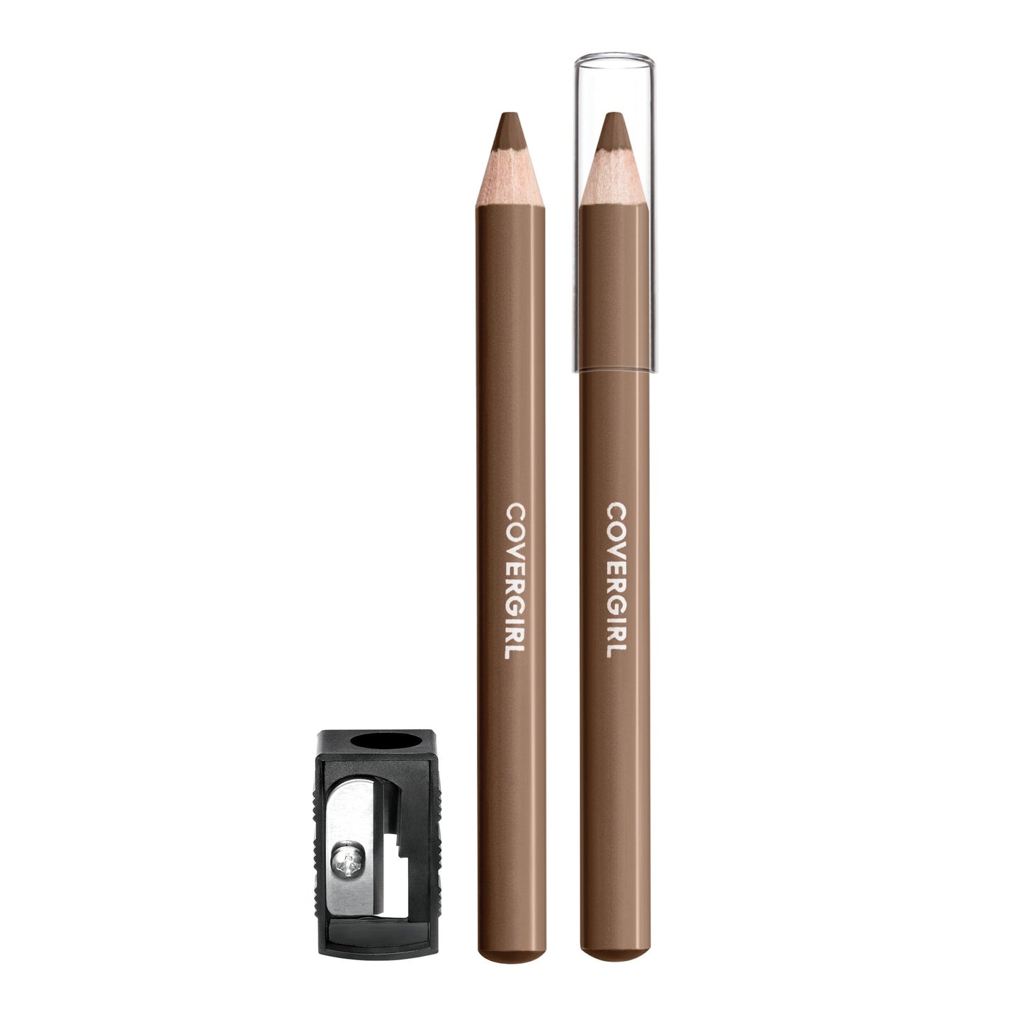 CoverGirl Brow & Eye Makers Brow Shaper & Eyeliner, Soft Brown 510, .06 oz (Pack of 4)