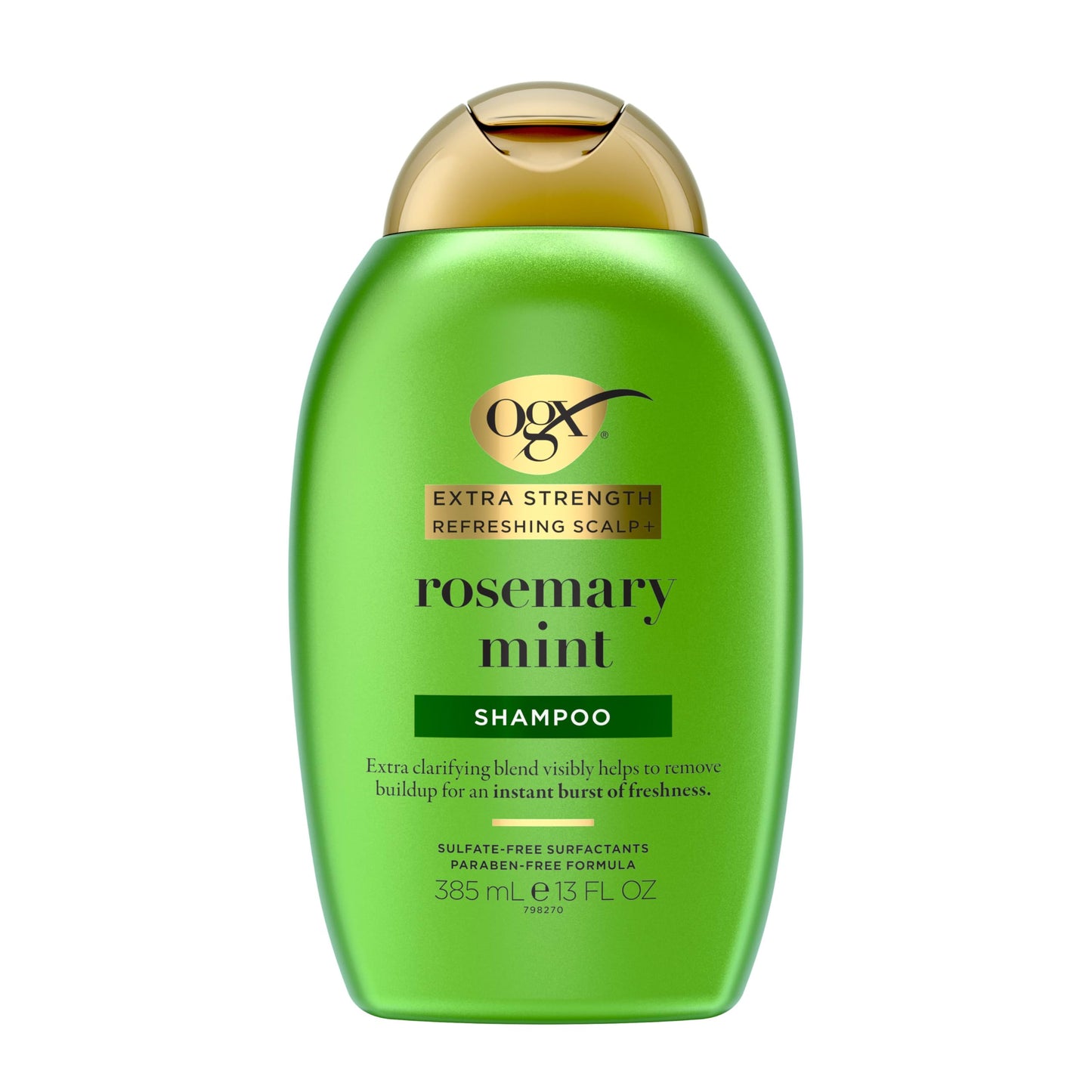 OGX Extra Strength Refreshing Scalp + Rosemary Mint Shampoo, Clarifying Shampoo for Oily Hair Visibly Helps Remove Oil & Residue to Clear Away Beauty and Personal Care OGX