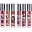 theBalm Meet Matt(e) Hughes 6 Mini Long-Lasting Liquid Lipsticks, 0.04 Fl Oz (Pack of 6) - Volume 2