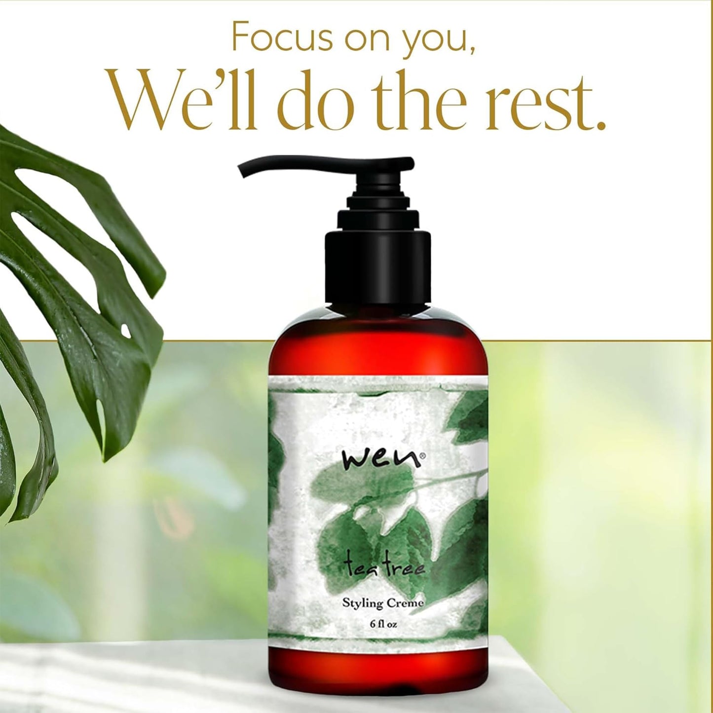 WEN by Chaz Dean Styling Creme - Styling Cream, Hair Straightener Cream for Frizzy Hair, Anti Frizz Hair Product for Styling Wavy, Curly, Straight