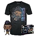 Funko Pop! & Tee: Marvel - Black Panther Shuri - Large - (L) - T-Shirt, T-Shirt - Clothes with Vinyl Figure Collectible - Gift Idea - Toys and Short…