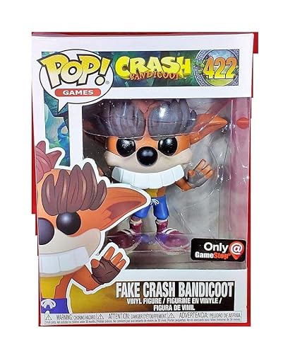Funko Pop! Fake Teeth Crash Bandicoot 422 Exclusive Figure