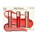 Live Tinted Get Glossy Huegloss High-Shine Lip Gloss Trio Kit: Includes Huegloss in Shades Grace, Smart and Honor, 3 Piece Set
