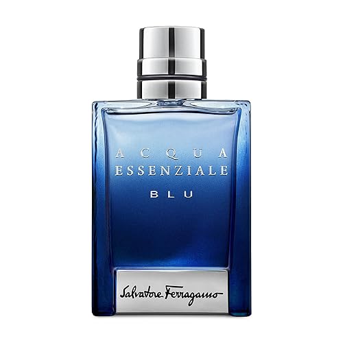 Salvatore Ferragamo Acqua Essenziale Blu Eau de Toilette Spray for Men, 1.7 Ounce