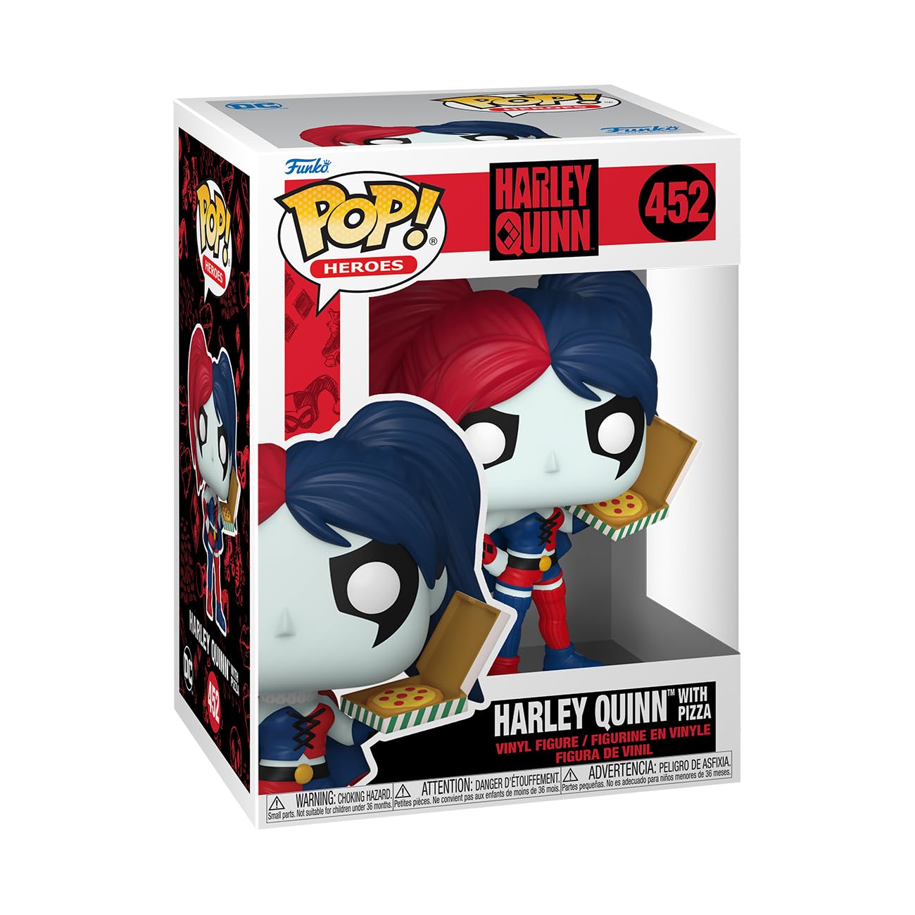 Funko POP! Heroes: DC - Harley Quinn with Pizza - DC Comics - Collectable Vinyl Figure - Gift Idea - Official Merchandise - for Kids & Adults - Comic…